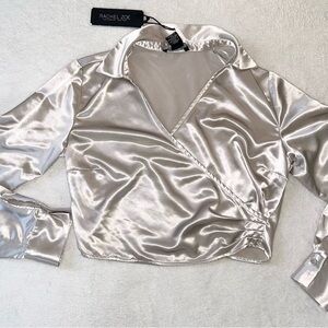 Rachel Zoe Satin Blouse